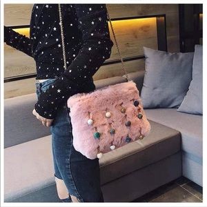 ๐๐๐ POMPOM Crossbody / Messenger bag